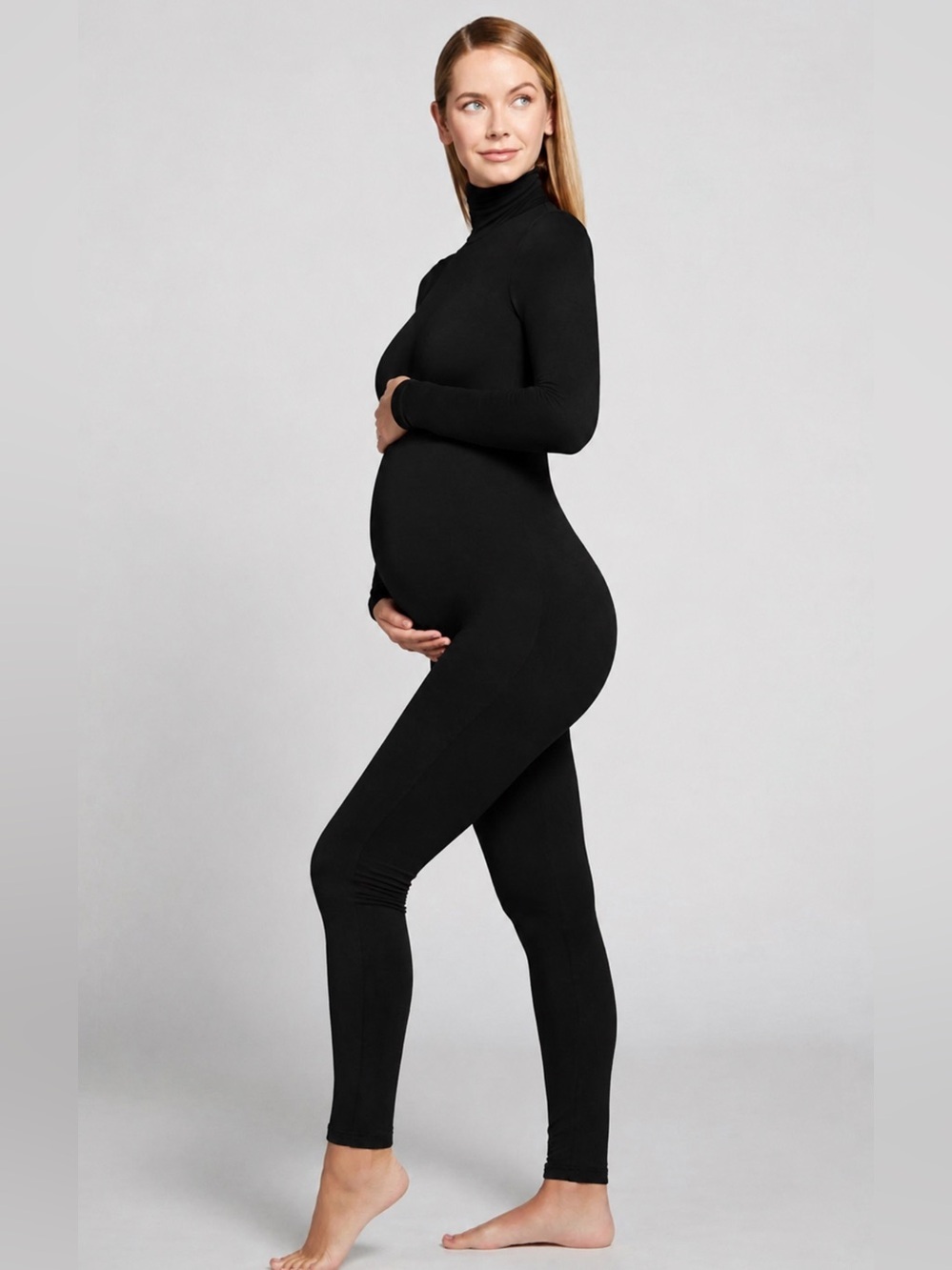 Bumpsuit Penelope Unitard One Piece Maternity Jumpsuit Black Size S Pregnancy